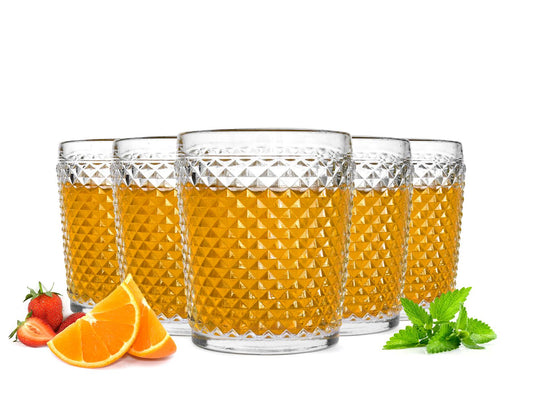 6 Trinkgläser 300ml Wassergläser Saftgläser Cocktailgläser Longdrinkgläser