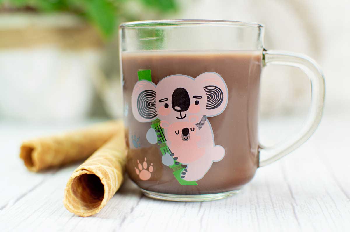 6 Tier-Motiv Kindertassen 230ml Teegläser Becher Kindergläser Teetassen Trinkgl
