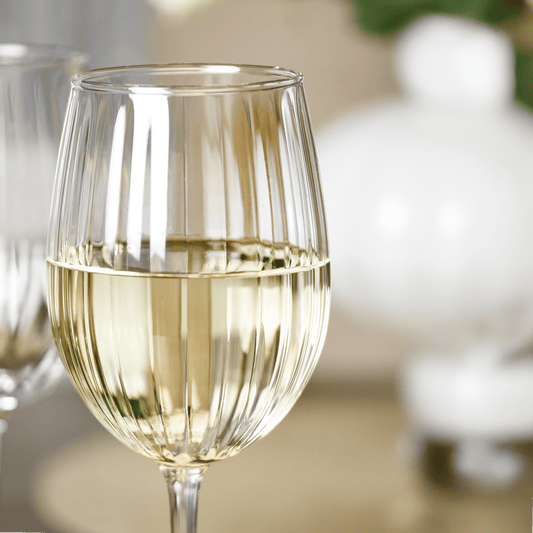 4er Set Weingläser 460 ml – Elegante geriffelte Gläser, hochwertiges Glas, spülmaschinengeeignet – Perfekt für Rotwein, Weißwein & stilvolle Anlässe