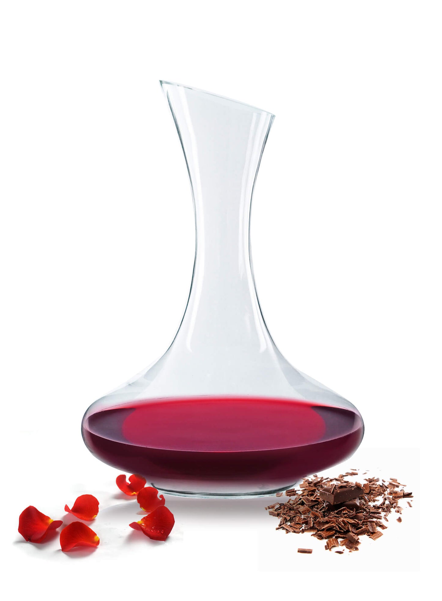Handgemachte Weinkaraffe 1,5 Liter Dekantier Glaskaraffe Karaffe Glas