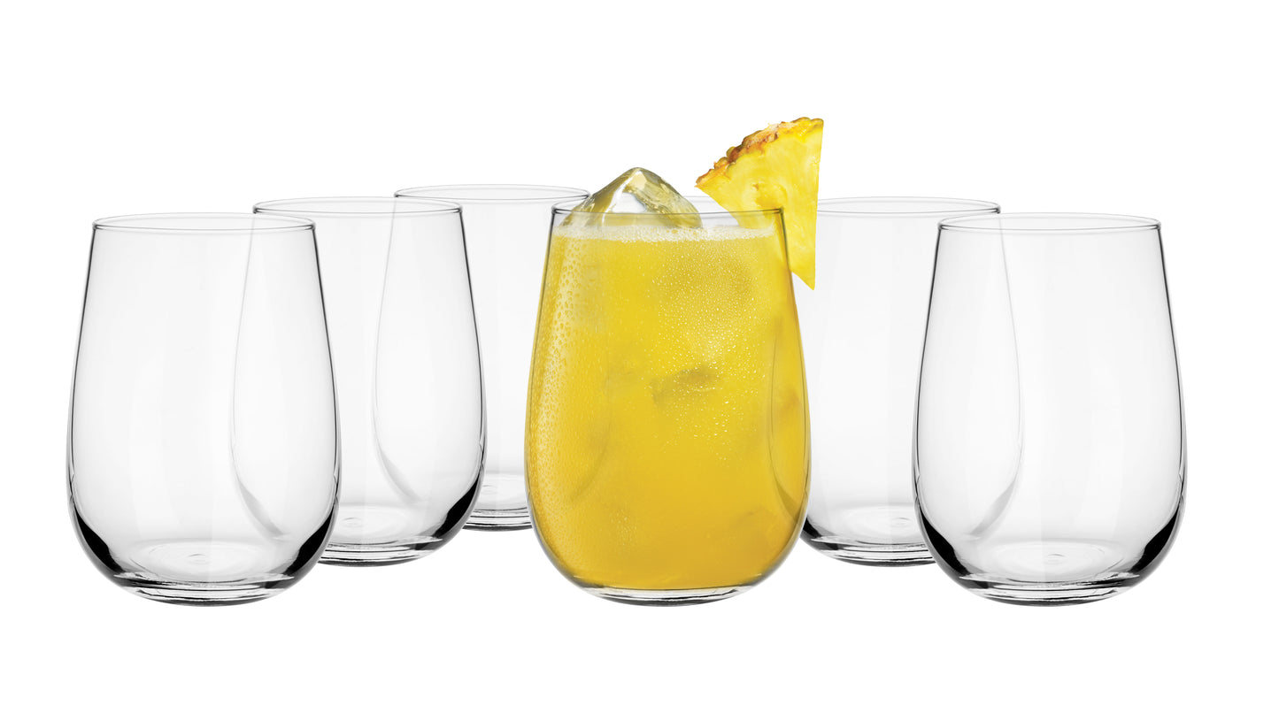 6 Trinkgläser 430ml Wassergläser Saftgläser Longdrinkgläser Cocktailgläser