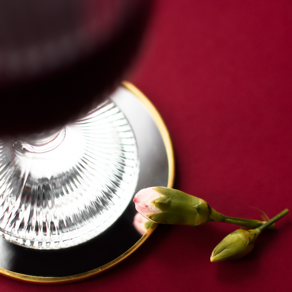 6 gerillte Weingläser aus Glas 370 ml Weinglas Set für Rotwein und Weißwein elegantes Design spülmaschinengeeignet