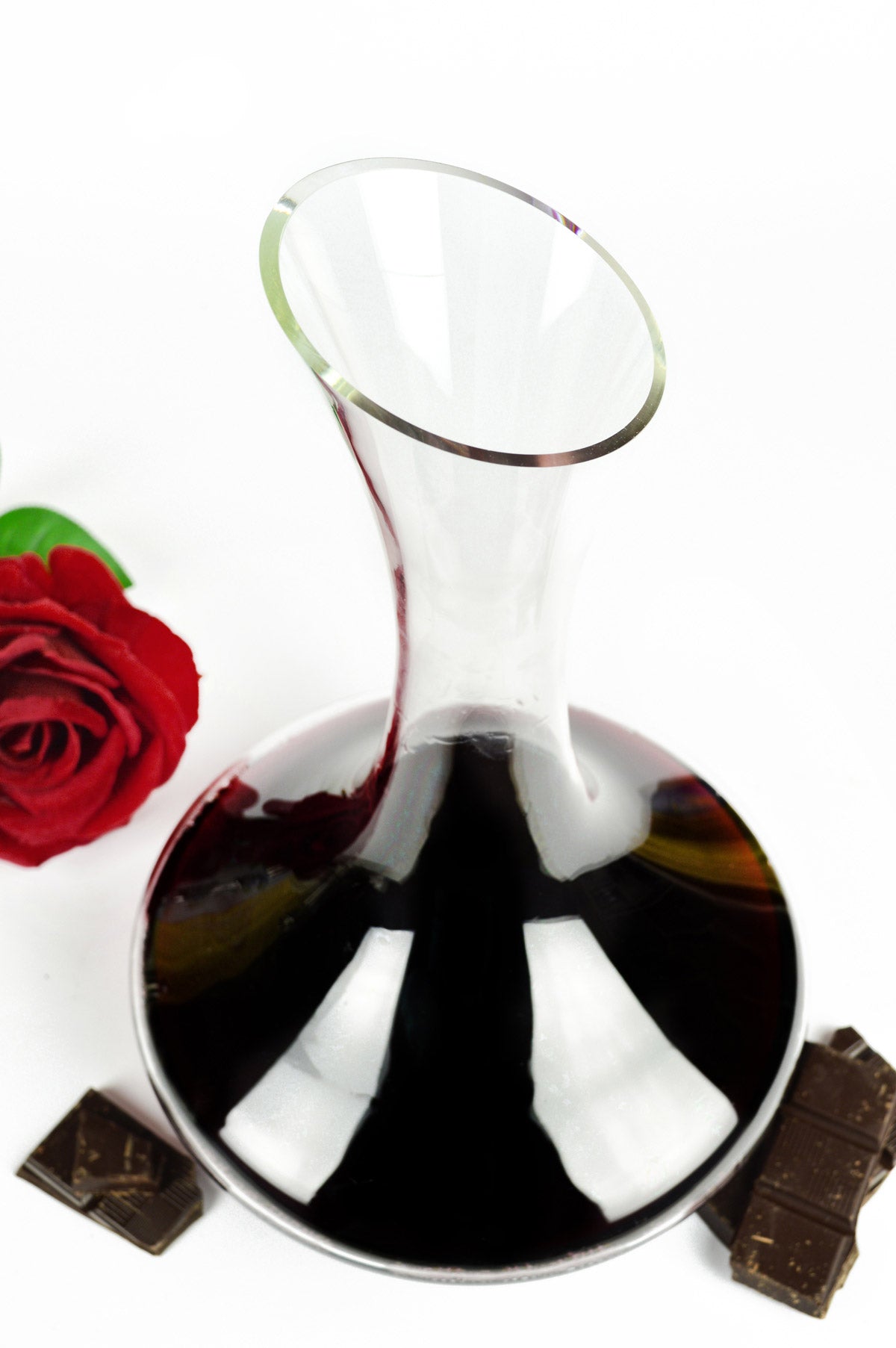 Handgemachte Weinkaraffe 1,5 Liter Dekantier Glaskaraffe Karaffe Glas