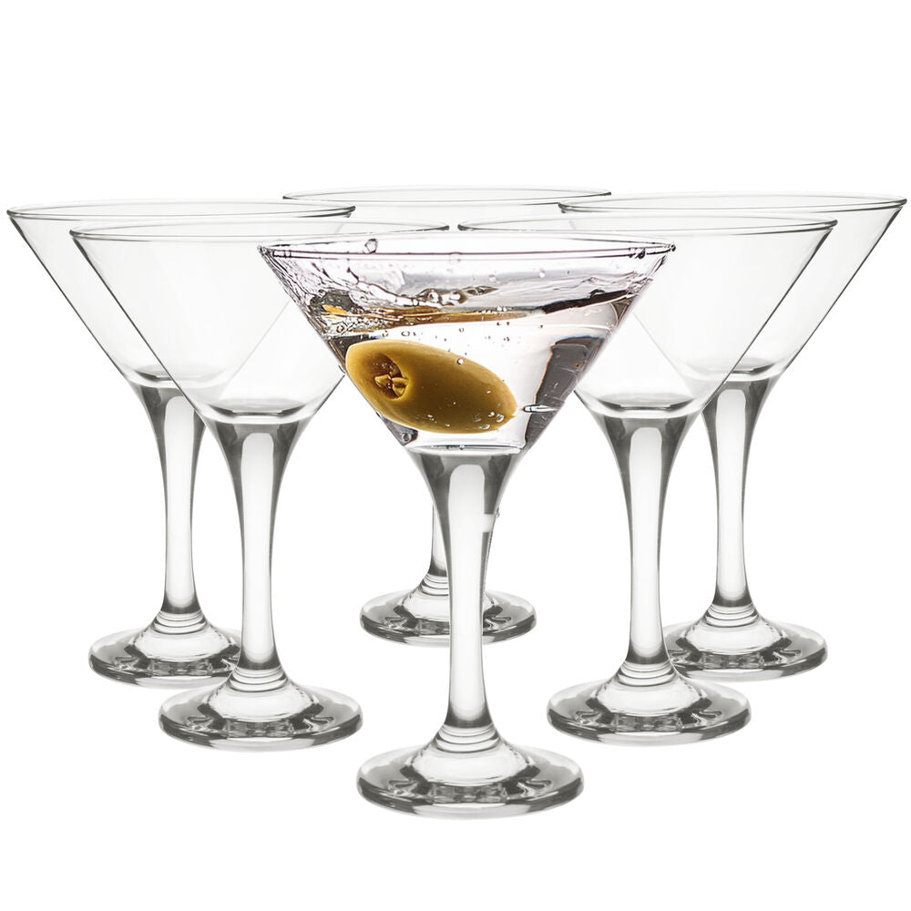 6 Martinigläser 175ml Martinischalen Cocktailschale Cocktailgläser