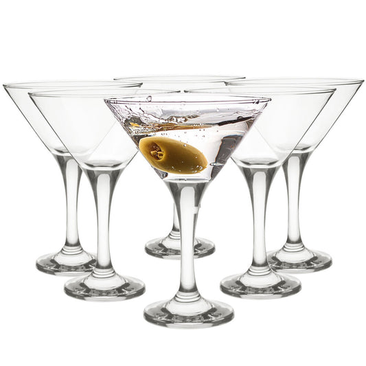 6 Martinigläser 175ml Martinischalen Cocktailschale Cocktailgläser