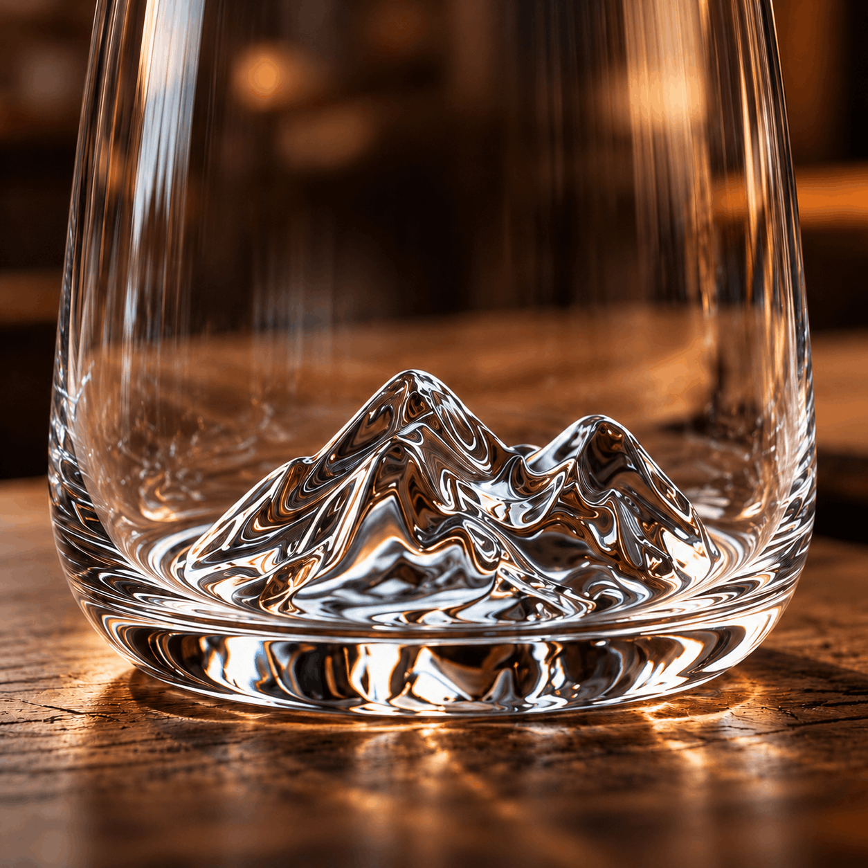 4 Trinkgläser Bergdesign 400 ml Wassergläser Cocktailgläser Whiskeygläser