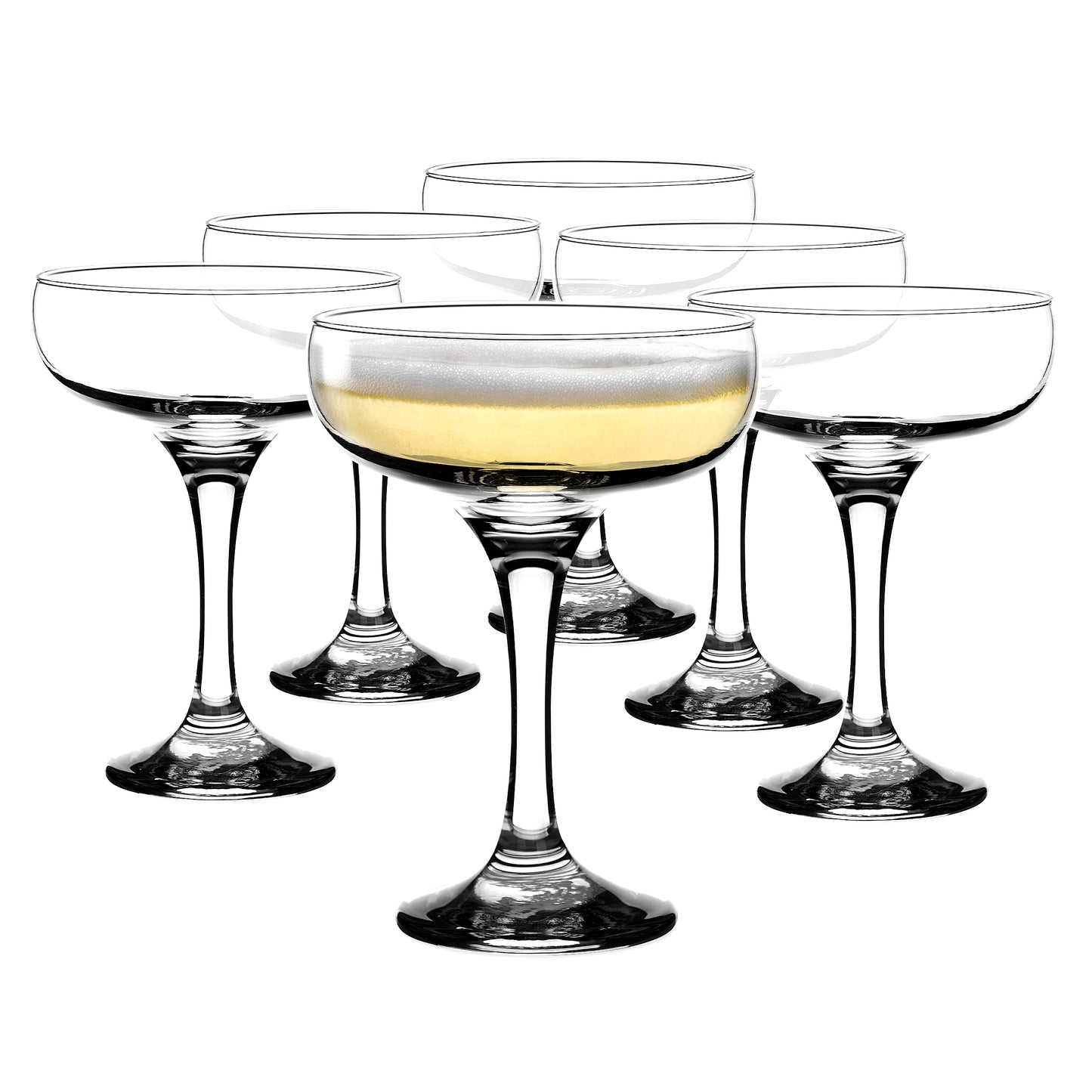 6 Martinigläser 170ml Martinischalen Cocktailschale Cocktailgläser