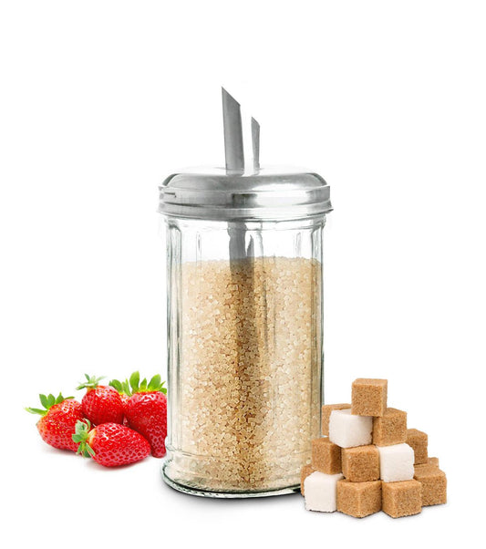 Zuckerstreuer Zuckerspender Zuckerdosierer Zuckerglas Zuckerdose Streuer 230ml
