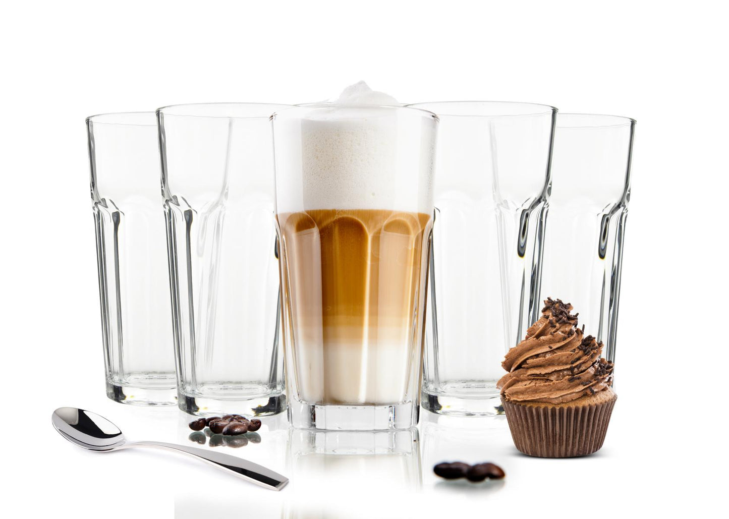 6 Cocktailgläser 420ml Caipirinha Kaffeegläser Longdrinkgläser Trinkgläser