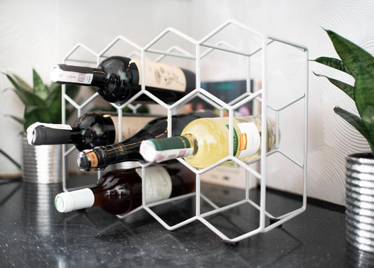 Weinregal aus Metall für 11 Flaschen Flaschenhalter Weinflaschenregal Weinhalter