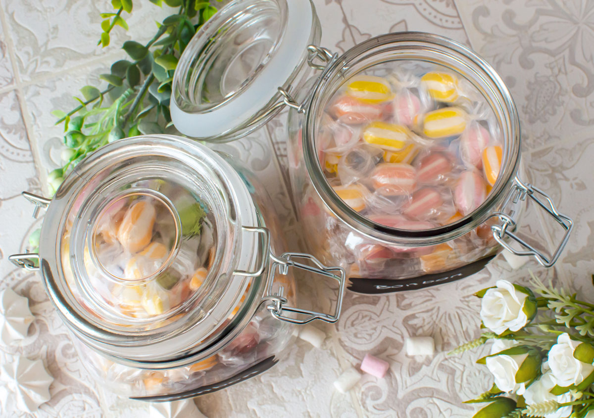 6 Einmachgläser 1000ml Bügelverschluss 10 Etiketten Stift 6x Dichtung Vorratsglas Vorratsdose