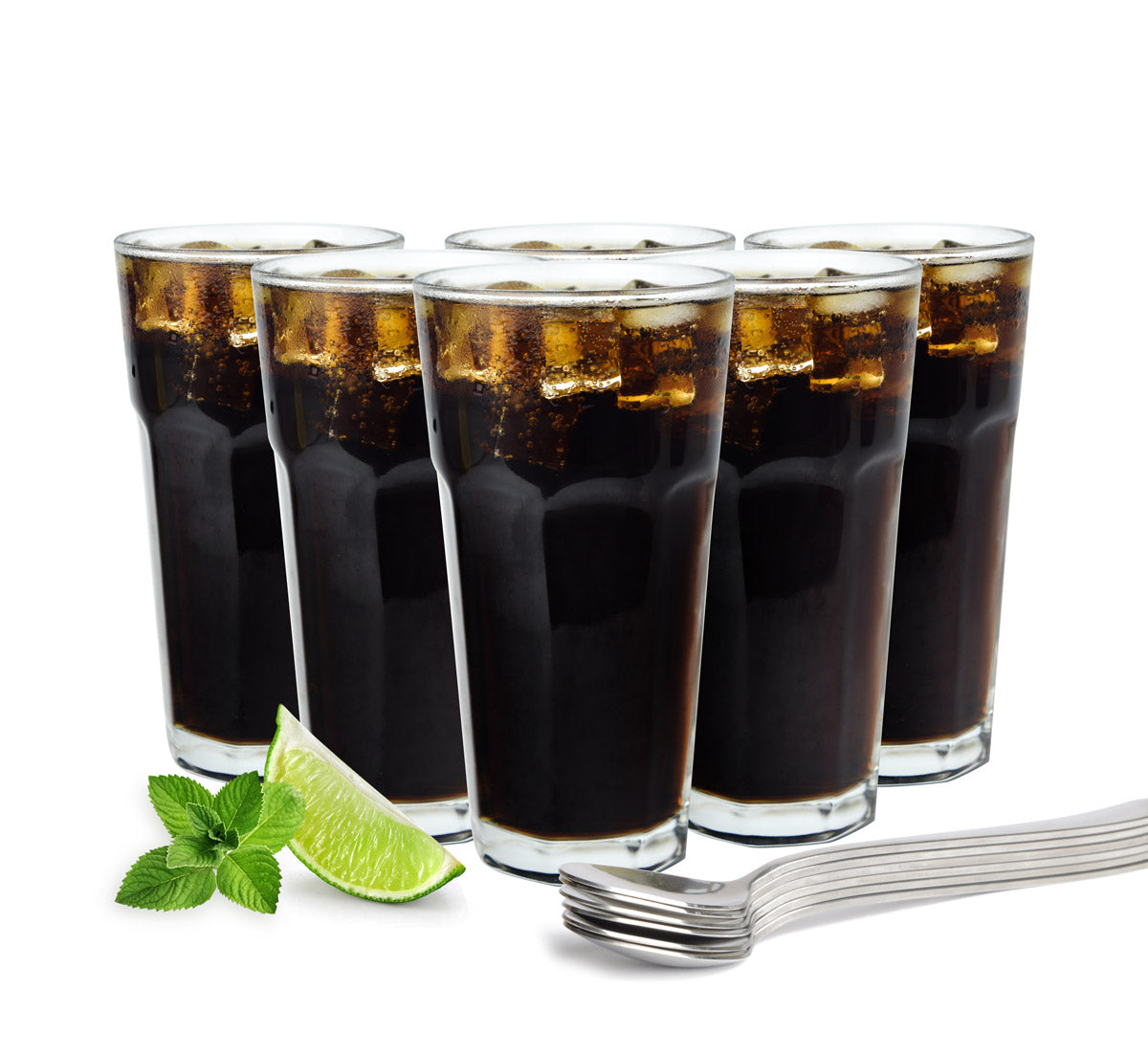 6 Cocktailgläser 420ml Caipirinha Kaffeegläser Longdrinkgläser Trinkgläser
