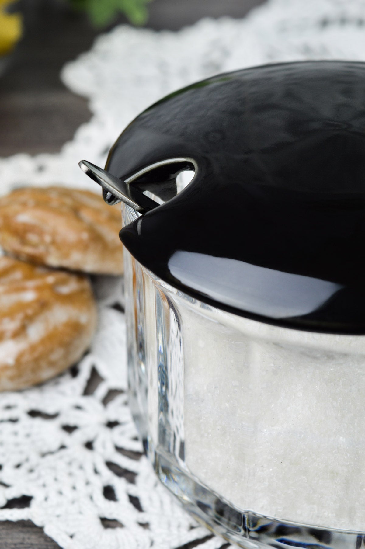 Sucrier avec couvercle + pot de rangement cuillère, pot à confiture, pot à épices, pot à parmesan