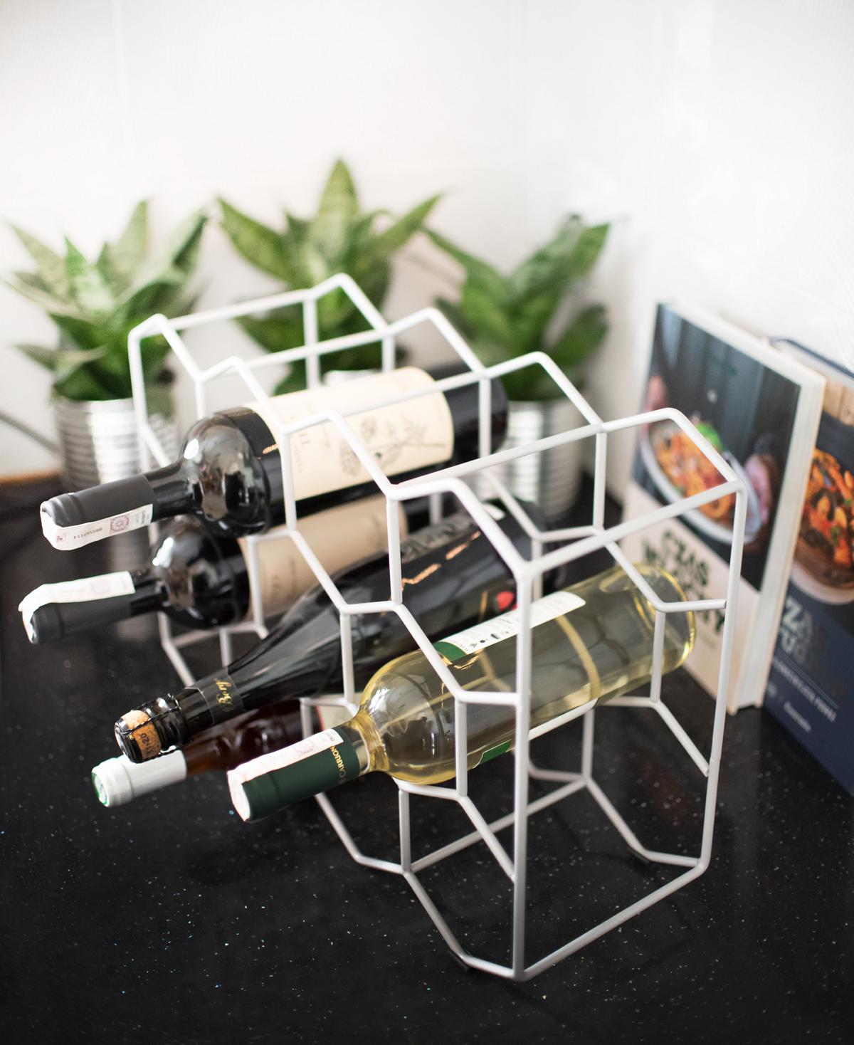 Casier à vin en métal pour 11 bouteilles porte-bouteille casier à bouteilles de vin porte-bouteille
