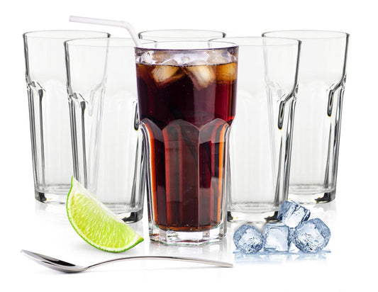6 Cocktailgläser 420ml Caipirinha Kaffeegläser Longdrinkgläser Trinkgläser