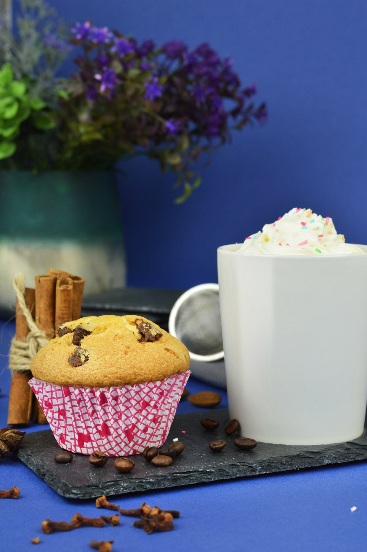 Kaffeetasse auf Schieferplatte Tasse Kaffeebecher Teetasse Becher Teebecher 1-6 Set