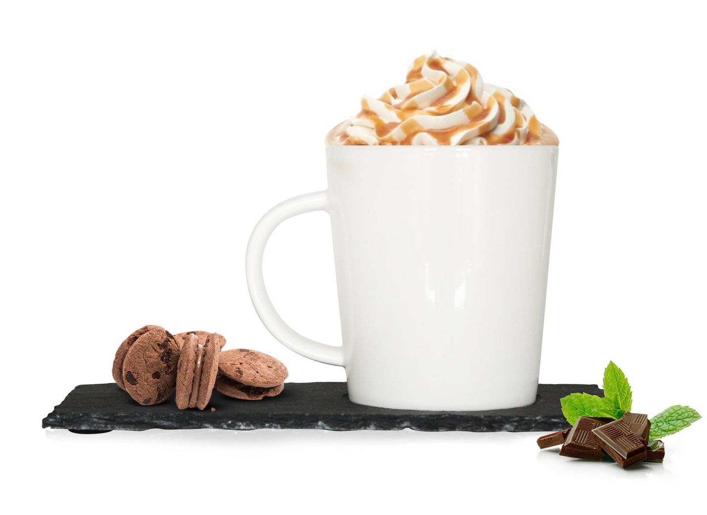 Kaffeetasse auf Schieferplatte Tasse Kaffeebecher Teetasse Becher Teebecher 1-6 Set
