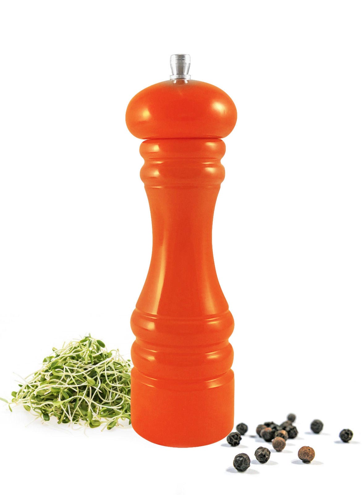 Pfeffermühle 19cm Salzmühle Gewürzmühle Hochglanz in 13 Varianten MADE IN EU