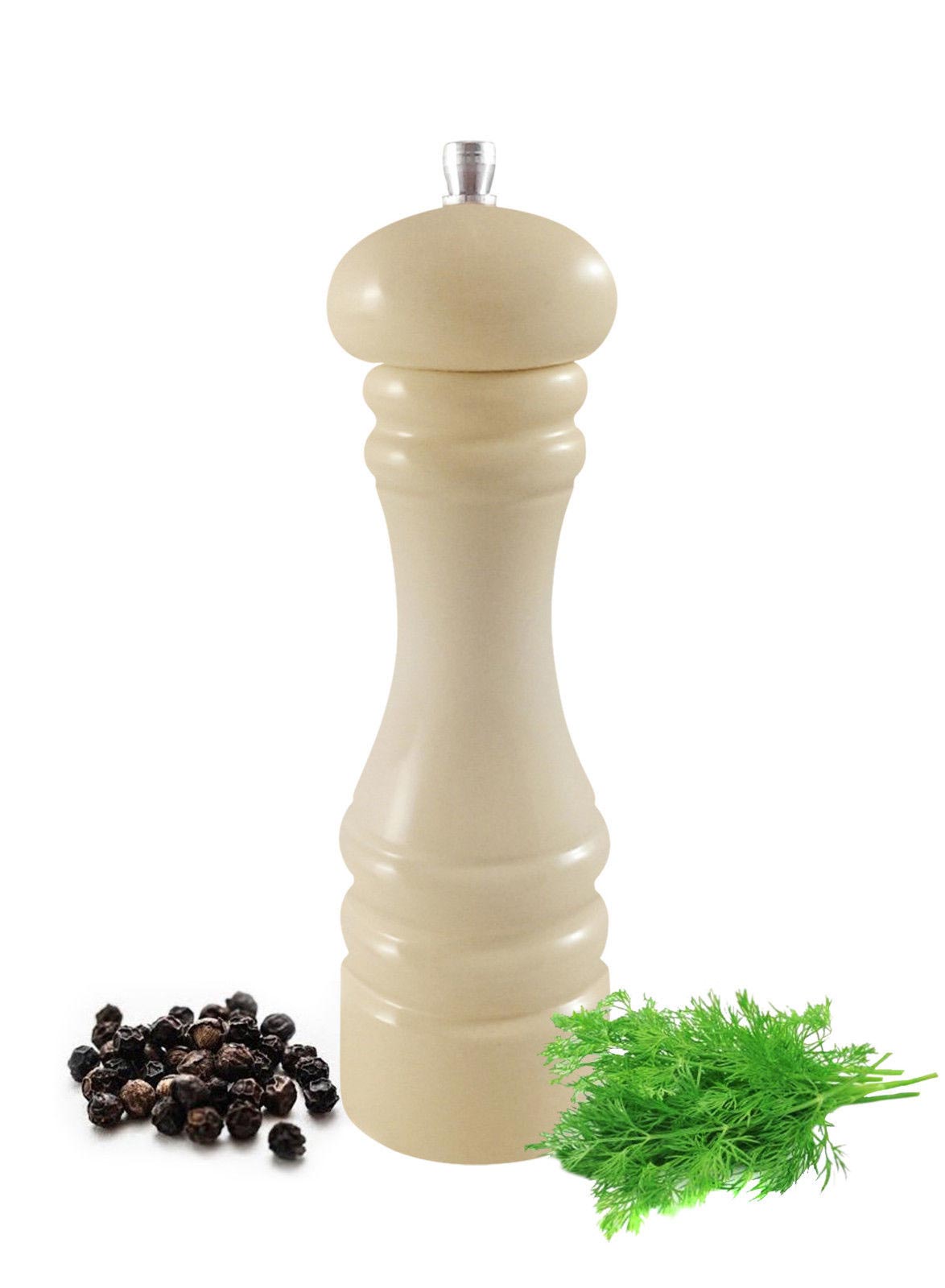 Pfeffermühle 19cm Salzmühle Gewürzmühle Hochglanz in 13 Varianten MADE IN EU