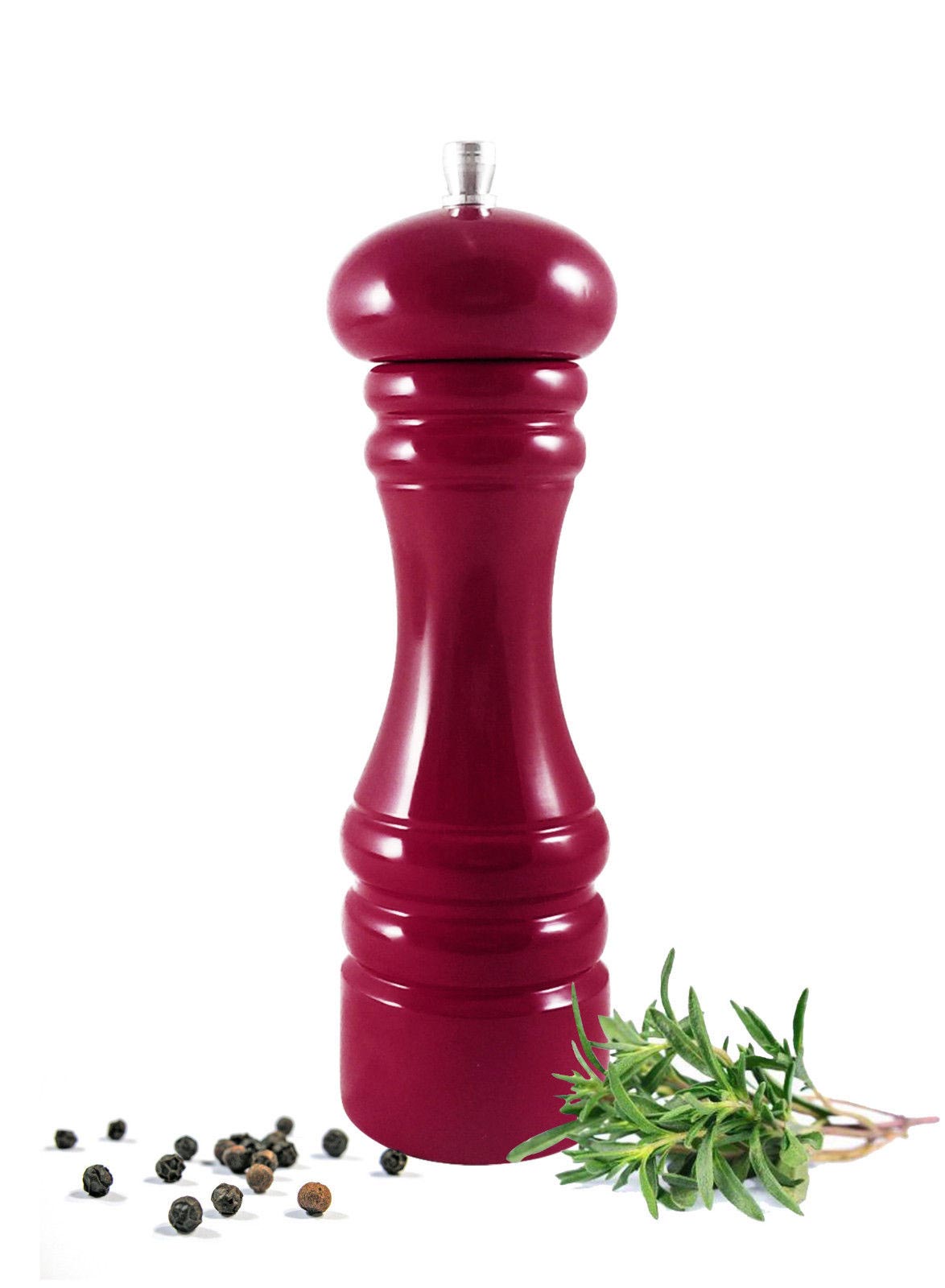 Pfeffermühle 19cm Salzmühle Gewürzmühle Hochglanz in 13 Varianten MADE IN EU