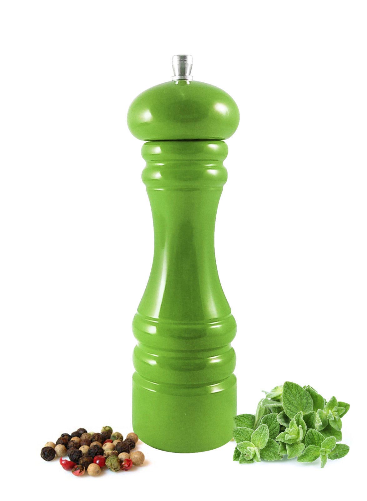 Pfeffermühle 19cm Salzmühle Gewürzmühle Hochglanz in 13 Varianten MADE IN EU