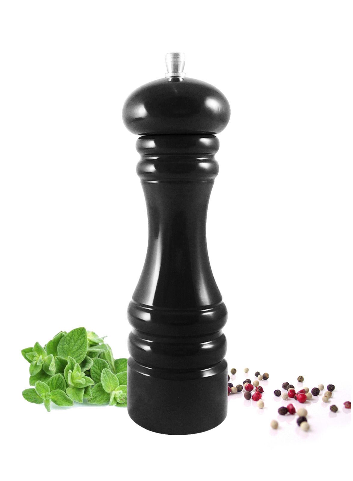 Pfeffermühle 19cm Salzmühle Gewürzmühle Hochglanz in 13 Varianten MADE IN EU
